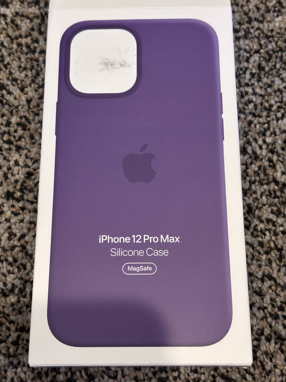 Authentic Apple iPhone 12 Pro Max Silicone Case MagSafe Amethyst OEM w/ Box